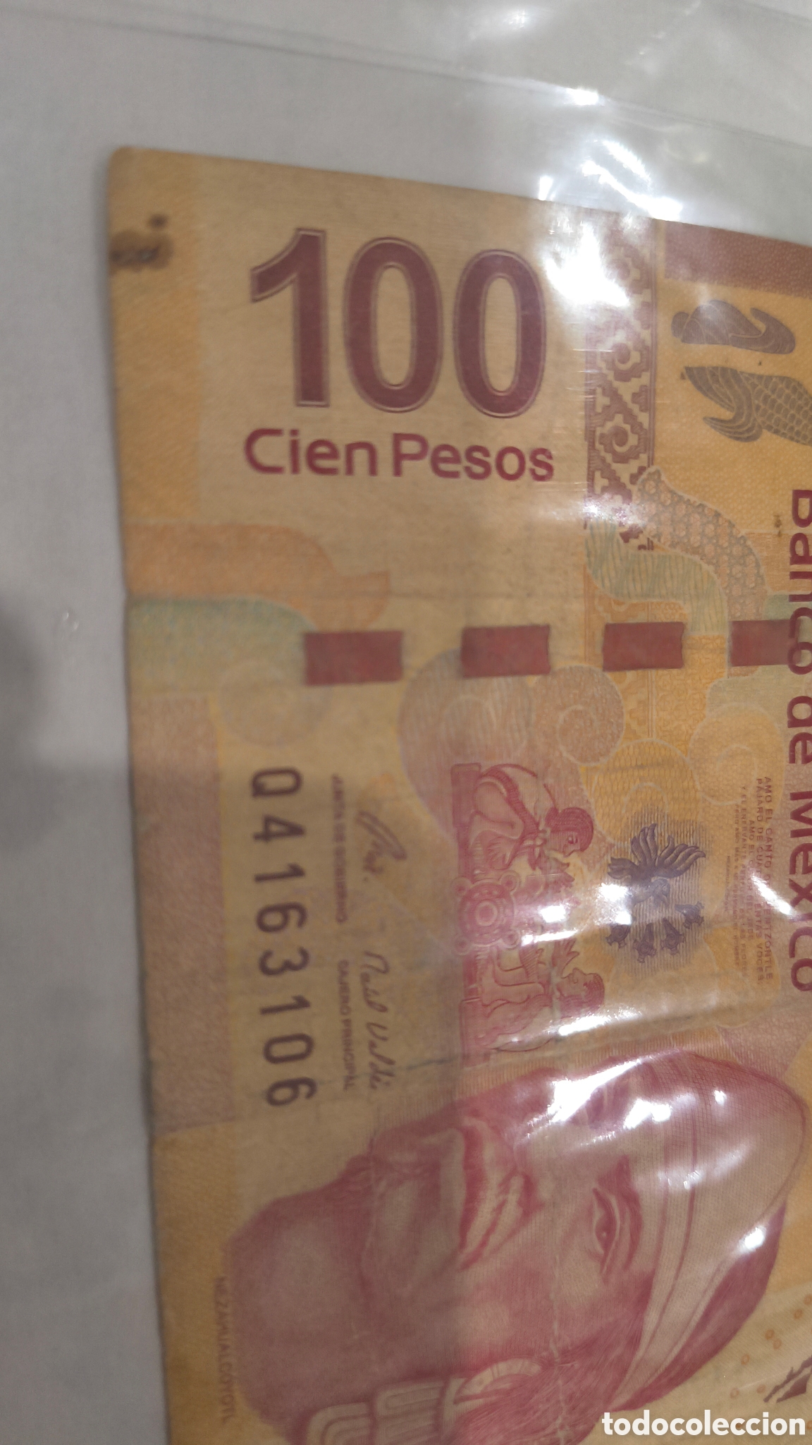 Billetes extranjeros: CIEN PESOS 2009 BANCO DE MEXICO - Foto 4