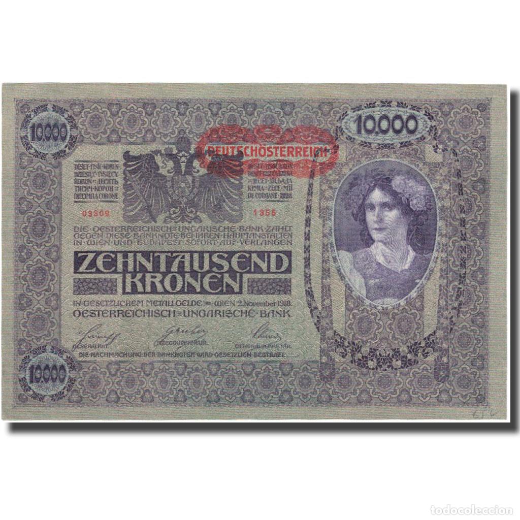 Billetes extranjeros: [#626521] Billete, 10,000 Kronen, 1918, Austria, 1918-11-02, KM:65, UNC