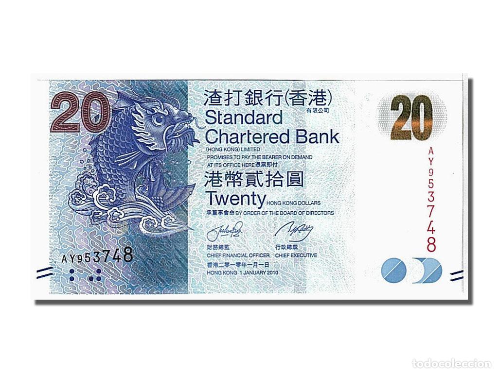 Billetes extranjeros: [#106967] Billete, 20 Dollars, 2010, Hong Kong, KM:297a, UNC