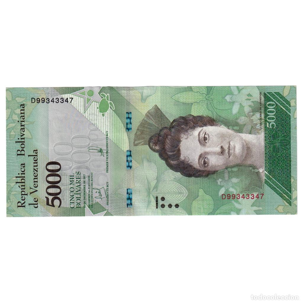 Billetes extranjeros: [#246630] Billete, 5000 Bolivares, 2017, Venezuela, 2017-12-13, UNC