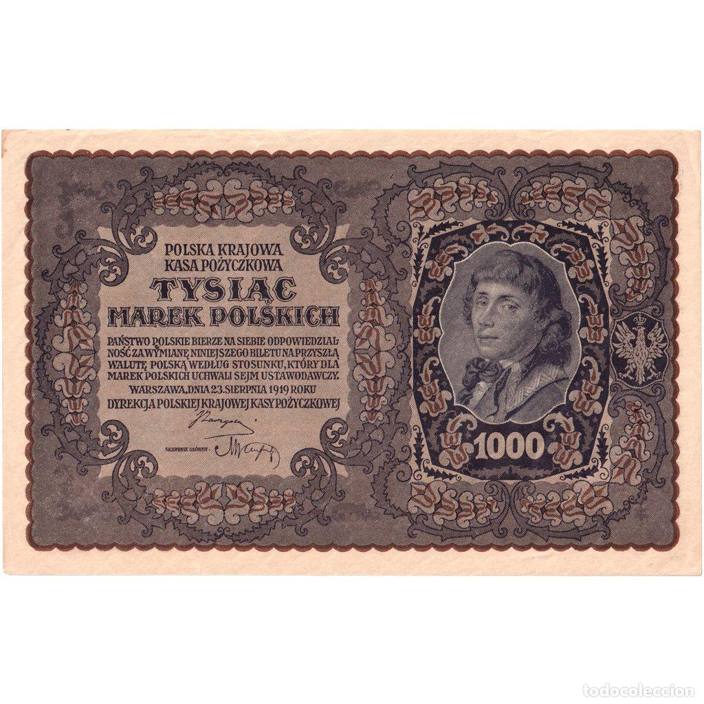 Billetes extranjeros: [#1291698] Polonia, 1000 Marek, 1919-08-23, EBC