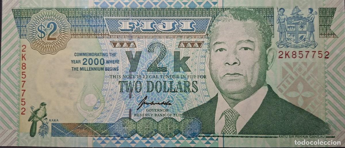 Billetes extranjeros: FIJI 2$ A&Ntilde;O 2000 PICK-102a - Foto 1