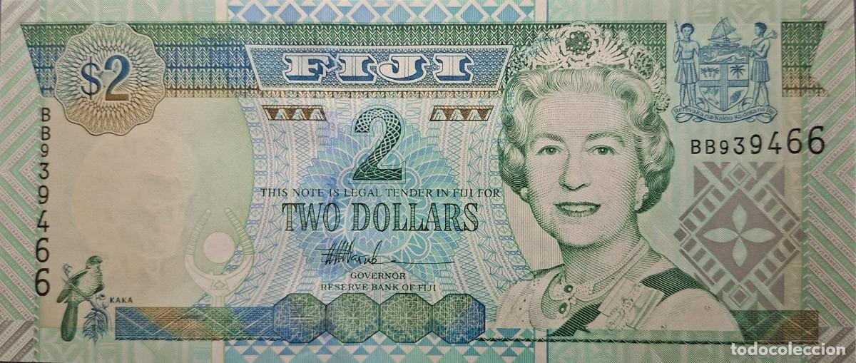 Billetes extranjeros: FIJI 2$ A&Ntilde;O 2002 PICK 104a