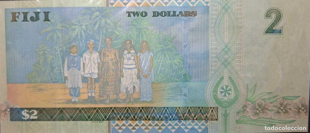 Billetes extranjeros: FIJI 2$ A&Ntilde;O 2002 PICK 104a - Foto 2