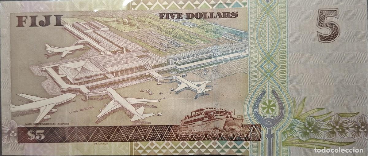 Billetes extranjeros: FIJI 5$ A&Ntilde;O 2002 PICK 105a UNC - Foto 2