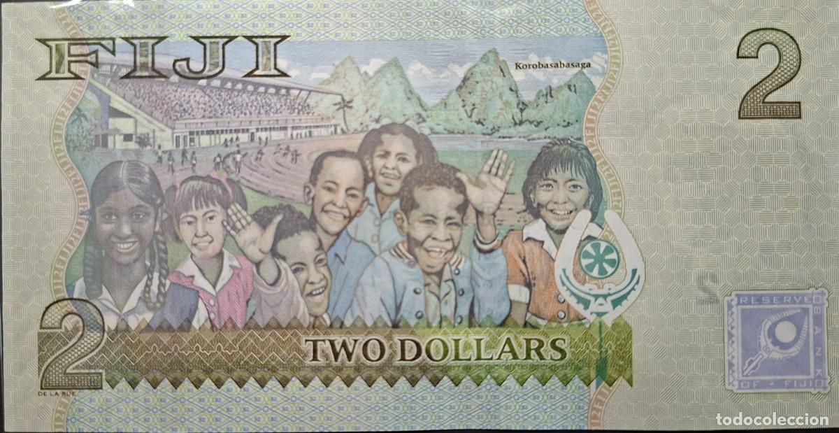 Billetes extranjeros: FIJI 2$ A&Ntilde;O 2011 PICK 109b - Foto 2