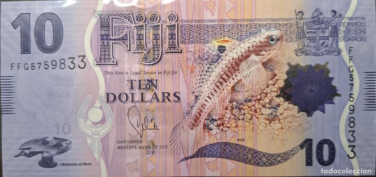 Notas Internacionais: FIJI 10$ A&Ntilde;O 2012 PICK 116a
