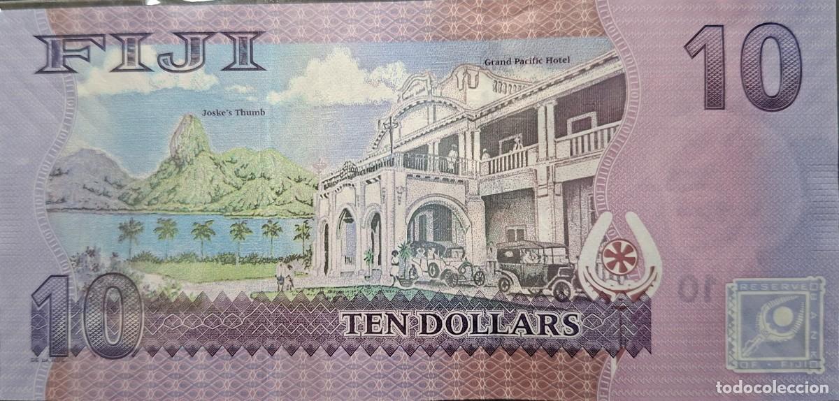 Billetes extranjeros: FIJI 10$ A&Ntilde;O 2012 PICK 116a - Foto 2