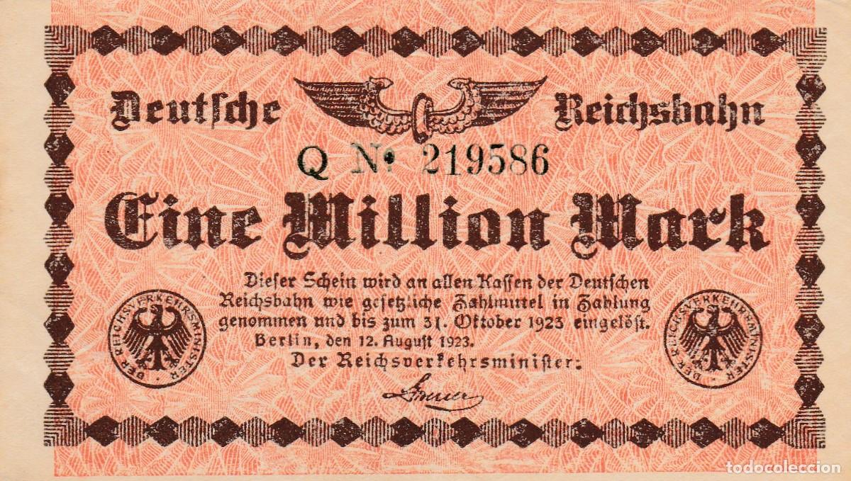 Notas Internacionais: ALEMANIA 1000000 MARCOS DE 1923