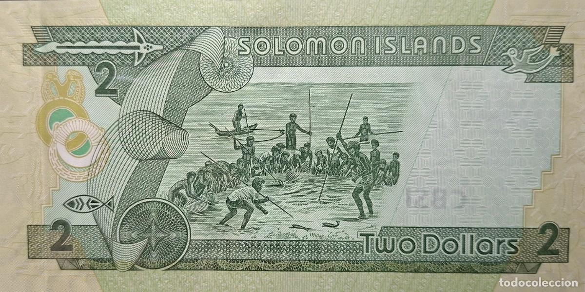 Billetes extranjeros: ISLAS SALOM&Oacute;N 2$ A&Ntilde;O 2006 PICK 25a.1 UNC - Foto 2