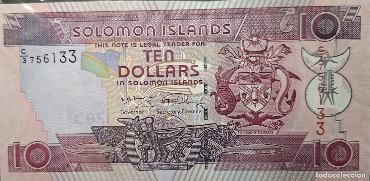 Notas Internacionais: ISLAS SALOM&Oacute;N 10$ A&Ntilde;O2009 PICK 27a.2