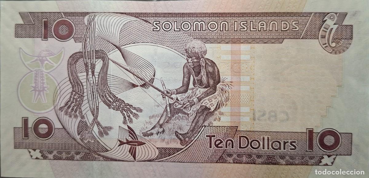 Billetes extranjeros: ISLAS SALOM&Oacute;N 10$ A&Ntilde;O2009 PICK 27a.2 - Foto 2
