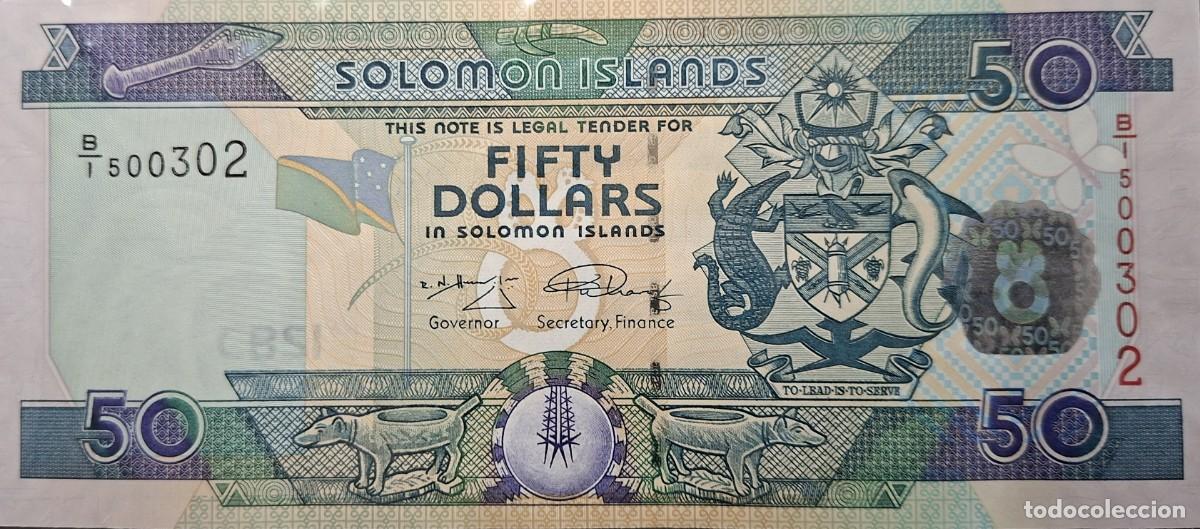 Billetes extranjeros: ISLAS SALOM&Oacute;N 50$ A&Ntilde;O 2009 PICK 29a.2 - Foto 1