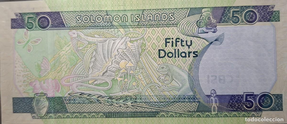 Billetes extranjeros: ISLAS SALOM&Oacute;N 50$ A&Ntilde;O 2009 PICK 29a.2 - Foto 2