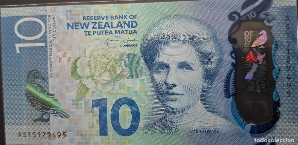 Billetes extranjeros: NUEVA ZELANDA 10$ A&Ntilde;O 2015 PICK 192a UNC
