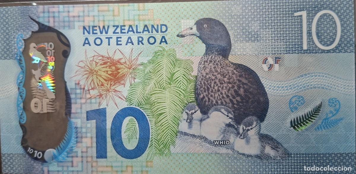 Billetes extranjeros: NUEVA ZELANDA 10$ A&Ntilde;O 2015 PICK 192a UNC - Foto 2