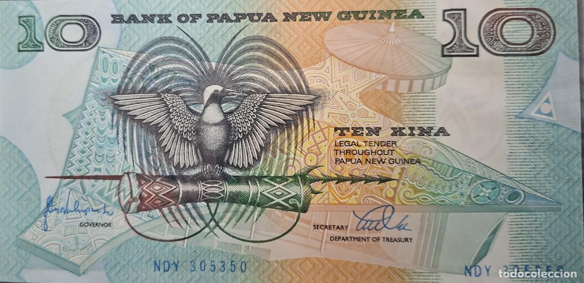 Billetes extranjeros: PAP&Uacute;A NUEVA GUINEA 10 KINA A&Ntilde;O 1998 PICK 9e UNC