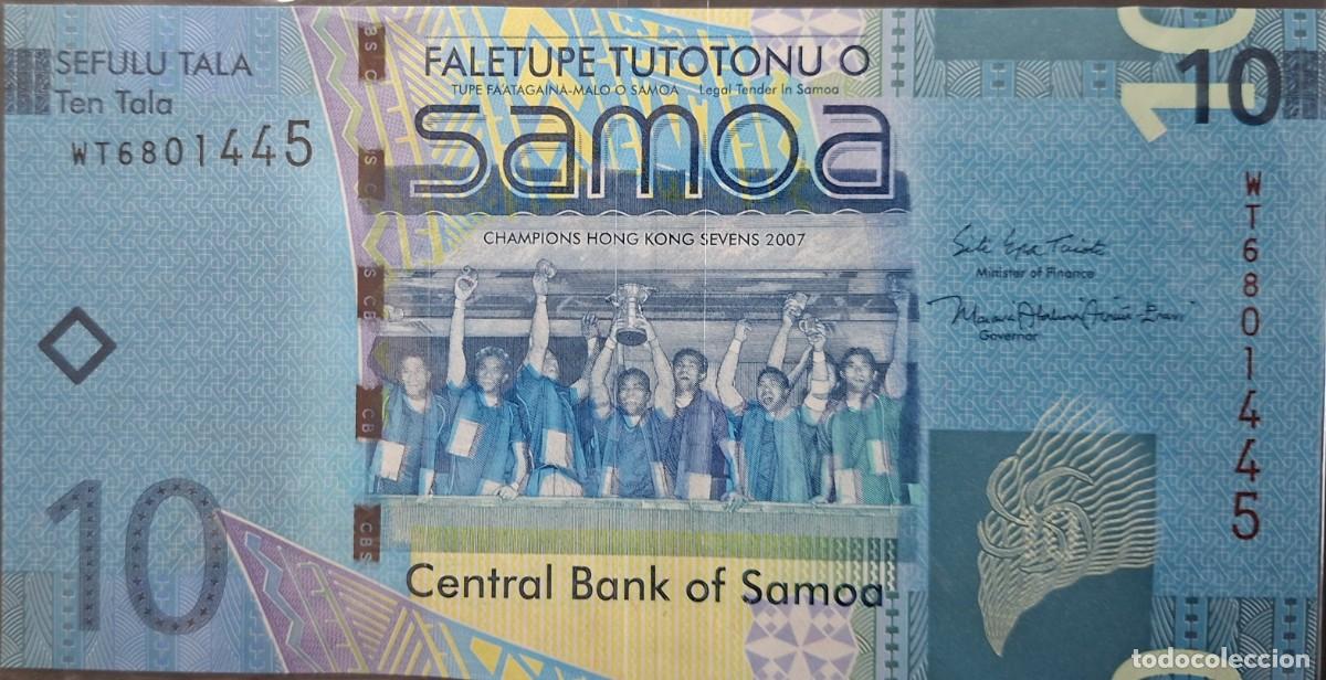 Billetes extranjeros: SAMOA 10 Tālā A&Ntilde;O 2017 PICK 39b UNC - Foto 1