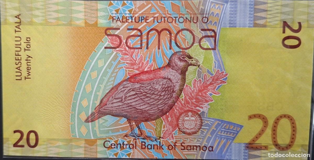 Billetes extranjeros: SAMOA 20 Tālā A&Ntilde;O 2012 PICK 40b UNC - Foto 1