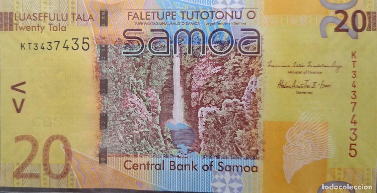 Billetes extranjeros: SAMOA 20 Tālā A&Ntilde;O 2012 PICK 40b UNC - Foto 2