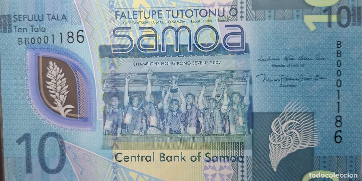 Billetes extranjeros: SAMOA 10 Tālā A&Ntilde;O 2024 PICK 48a UNC - Foto 2
