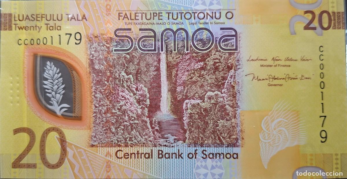 Billetes extranjeros: SAMOA 20 Tālā A&Ntilde;O 2024 PICK 49a UNC - Foto 2