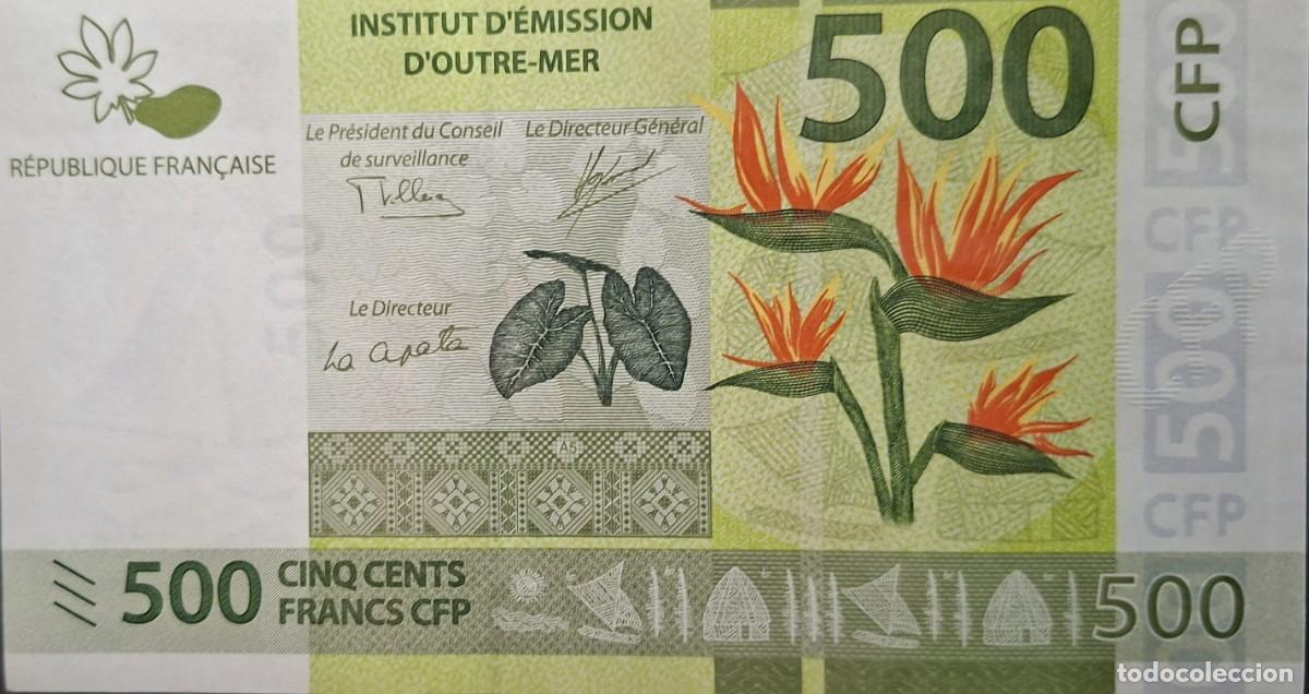 Billetes extranjeros: TERRITORIOS FRANCESES DEL PAC&Iacute;FICO 500Fr CFP A&Ntilde;O 2015 PICK 5b