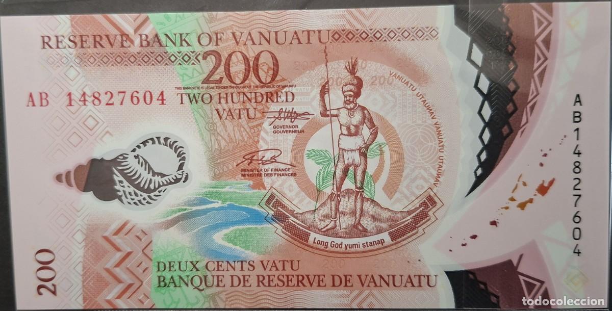 Billetes extranjeros: VANUATU 200 Vatu A&Ntilde;O 2020 PICK 12b UNC