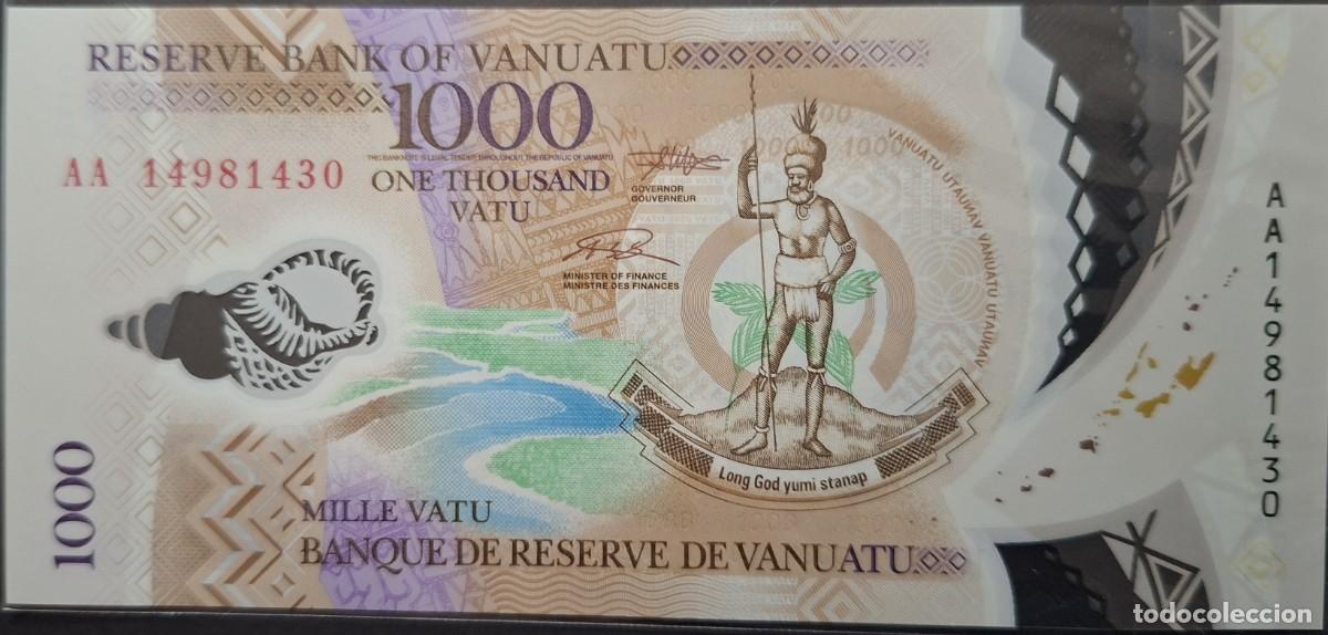 Billetes extranjeros: VANUATU 1.000 Vatu A&Ntilde;O 2017 PICK 13b UNC