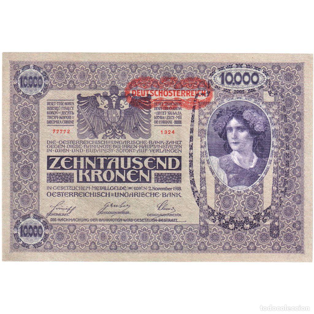Billetes extranjeros: [#1234184] Austria, 10,000 Kronen, 1918-11-02, UNC