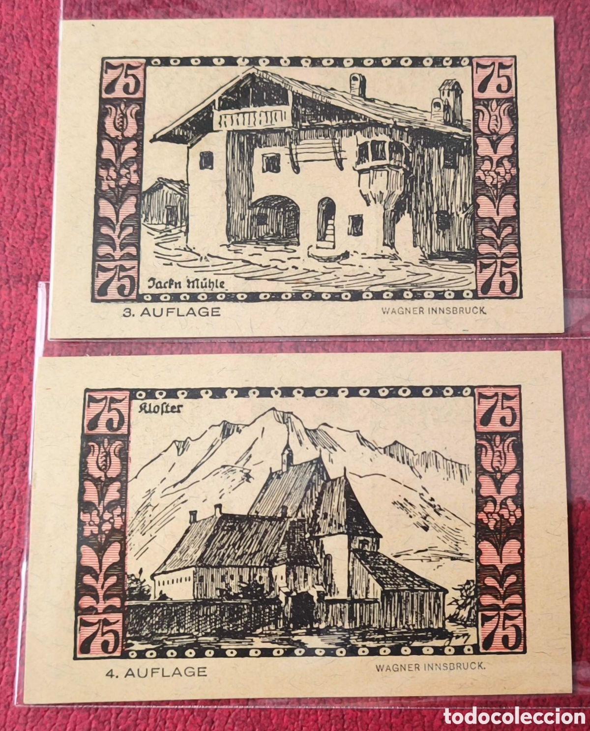 Billetes extranjeros: Austria. 1921. Notgeld. 75 heller