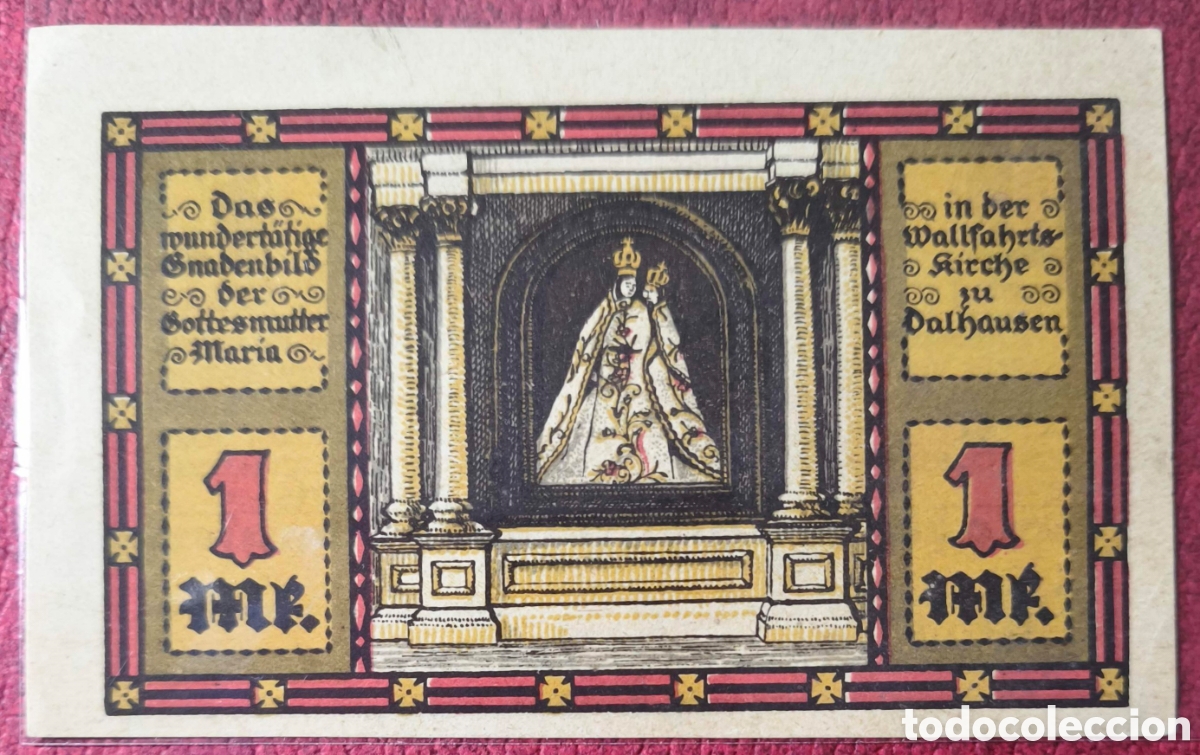Billetes extranjeros: Alemania. 1921. Notgeld. 1 mark