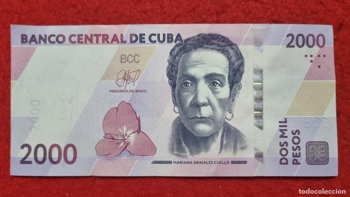 Billetes extranjeros: Q1 BILLETE CUBA 2000 PESOS 2026 EBC+ ORIGINAL T688