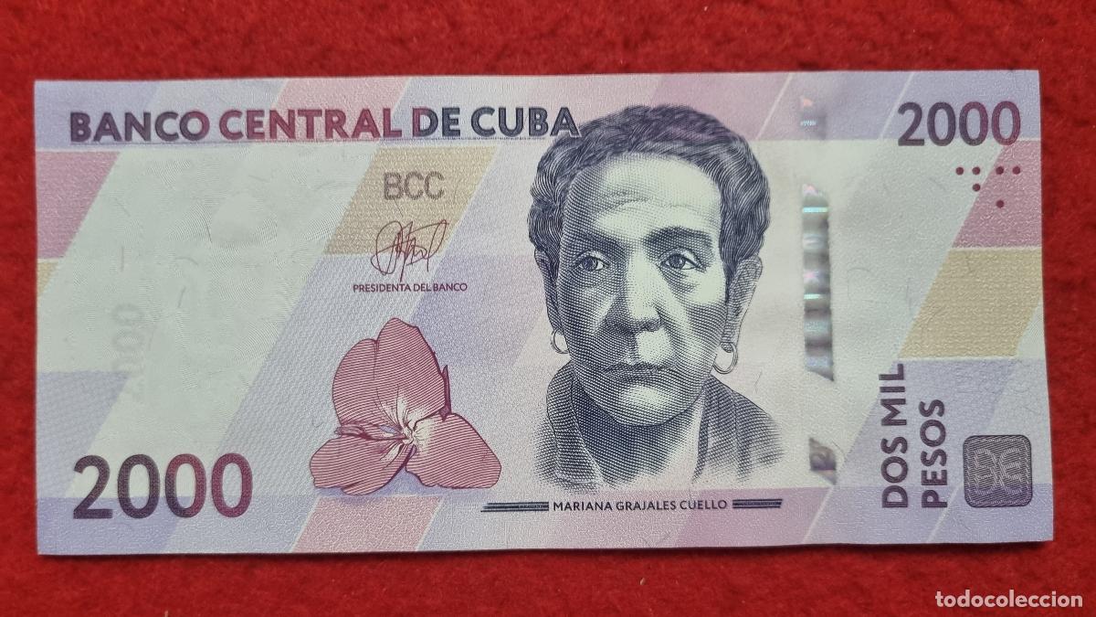 Billetes extranjeros: Q1 BILLETE CUBA 2000 PESOS 2026 EBC+ ORIGINAL T111