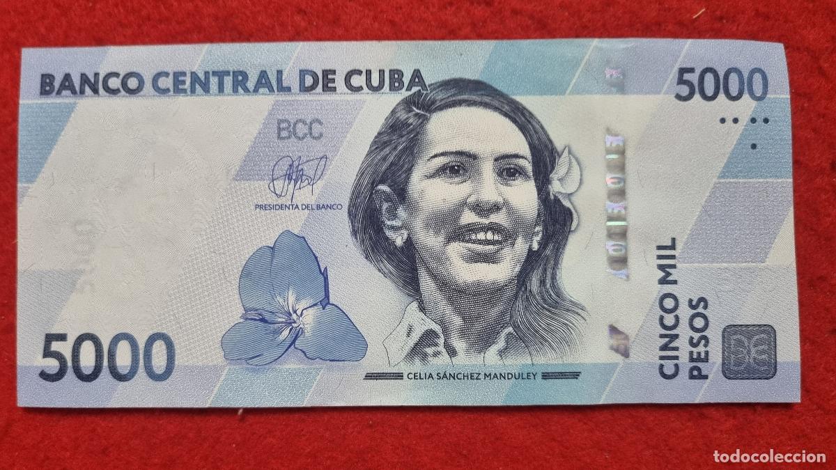 Billetes extranjeros: Q1 BILLETE CUBA 5000 PESOS 2026 EBC+ ORIGINAL T093