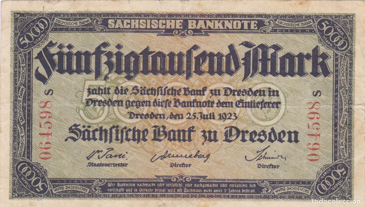 Billetes extranjeros: ALEMANIA - 5000 MARCOS DE 1923 - Foto 1