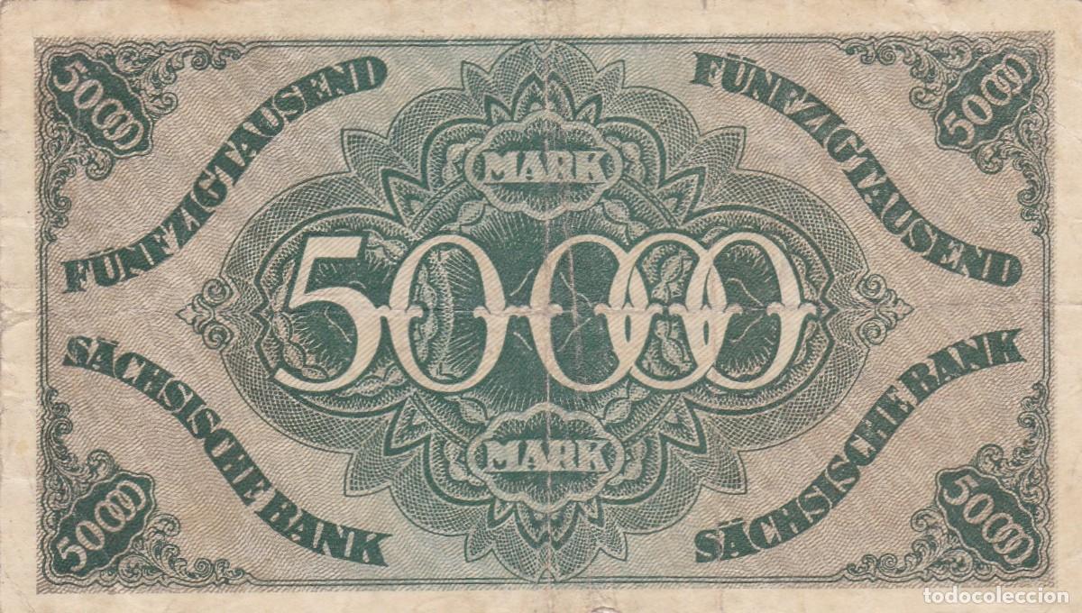 Billetes extranjeros: ALEMANIA - 5000 MARCOS DE 1923 - Foto 2