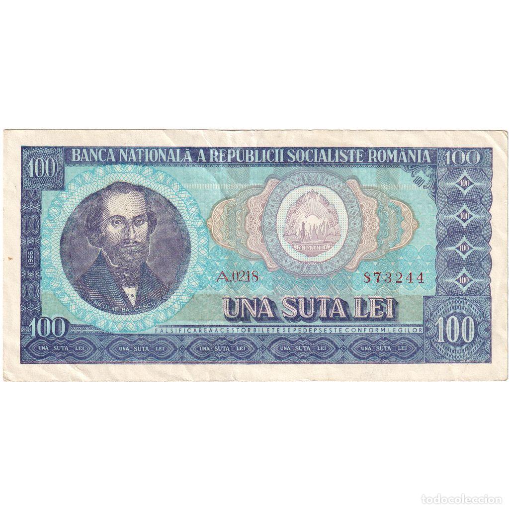 Billetes extranjeros: [#232643] Ruman&iacute;a, 100 Lei, MBC