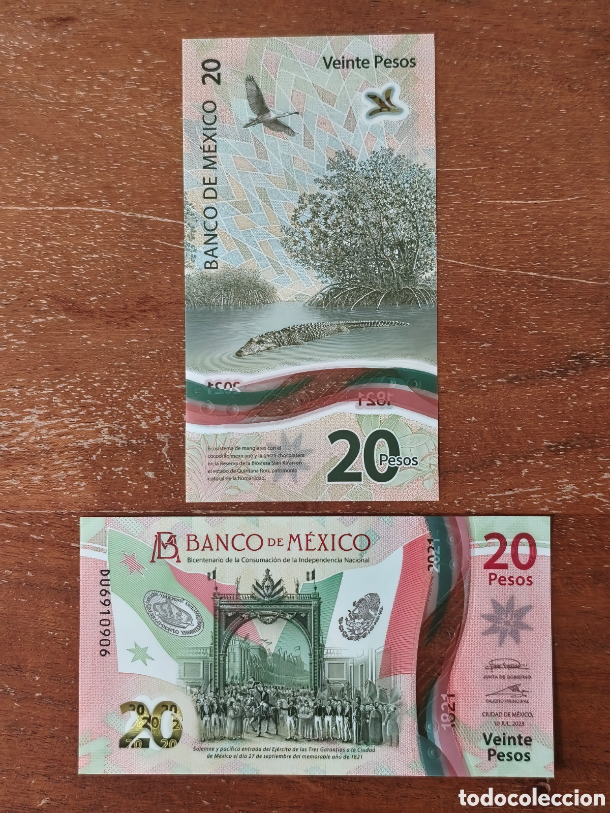 Billetes extranjeros: 20 pesos M&eacute;xico 2023 - Foto 1