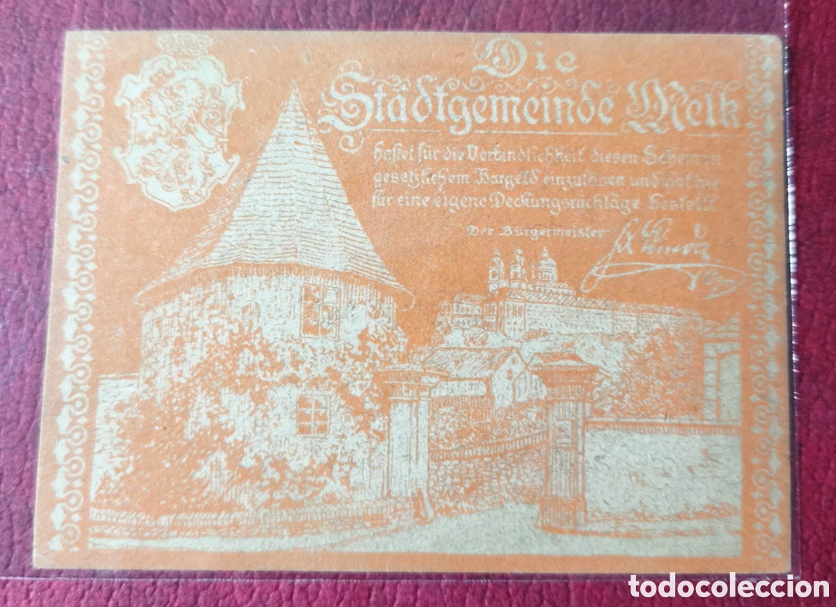 Billetes extranjeros: Austria. 1920, Notgeld. 50 heller - Foto 2