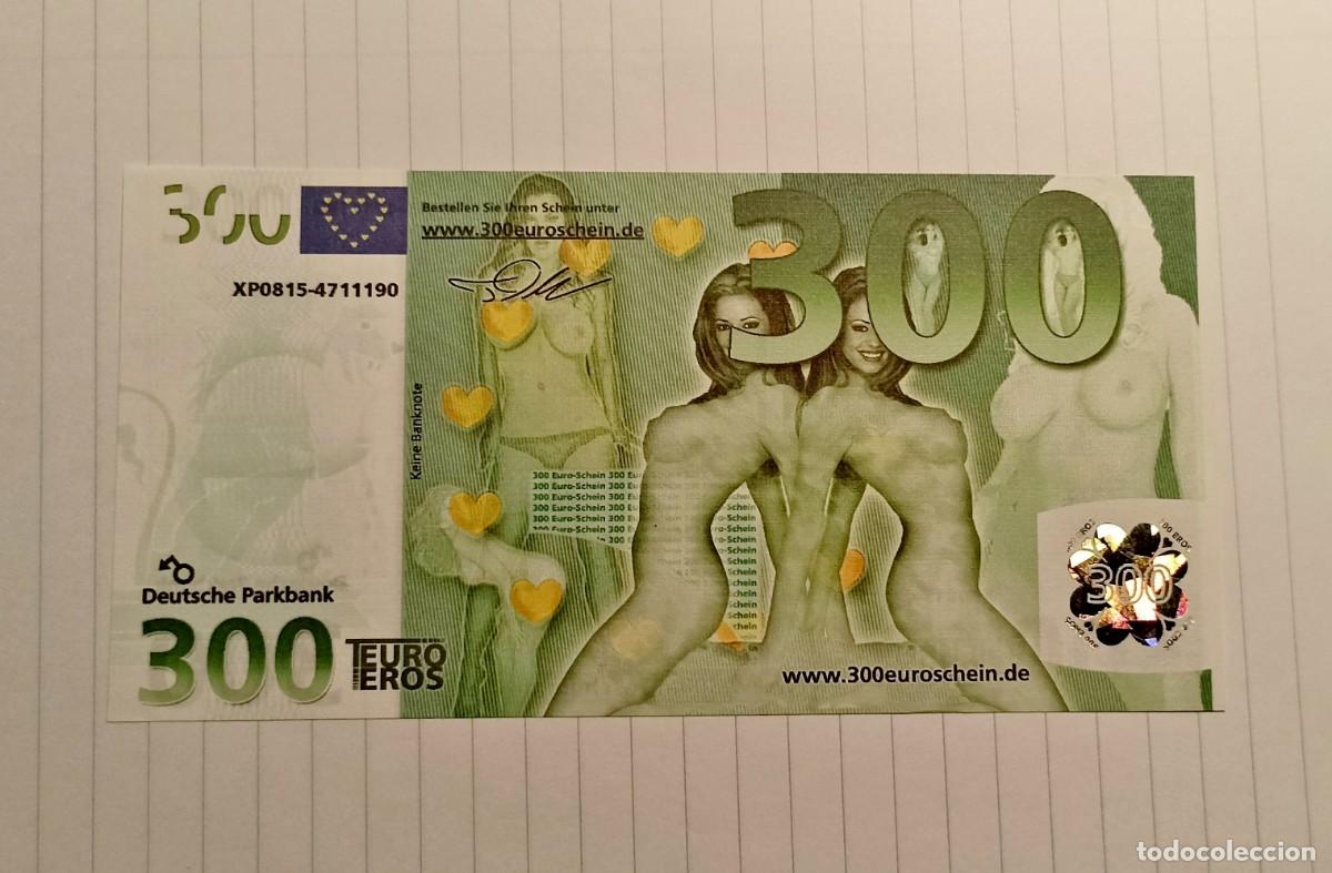 Notas Internacionais: BILLETES ER&Oacute;TICOS EUROS ALEMANIA