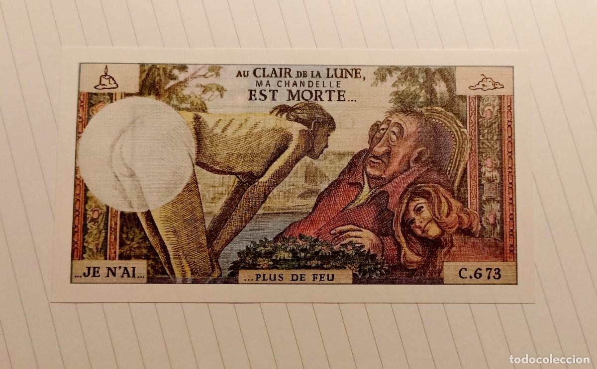 Billetes extranjeros: BILLETES EROTICOS FRANCIA CLAIR DE LUNE - Foto 2