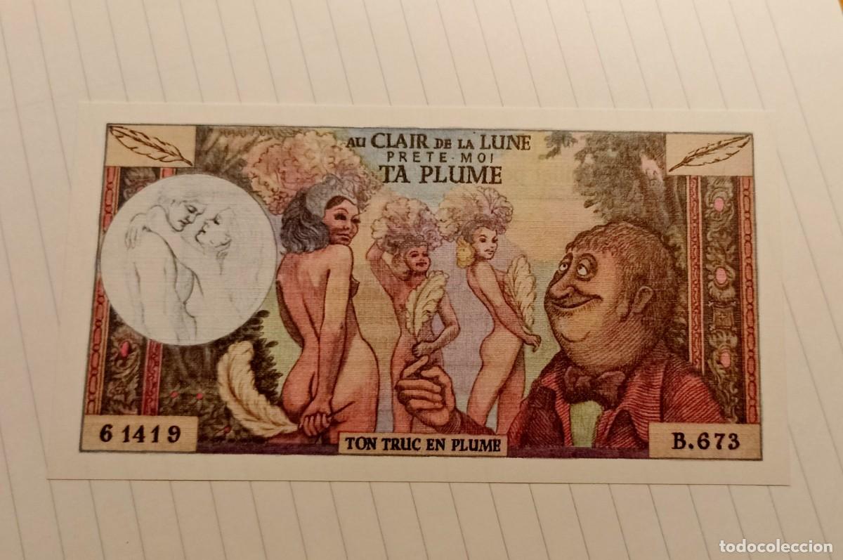Billetes extranjeros: BILLETES EROTICOS FRANCIA CLAIR DE LUNE - Foto 3