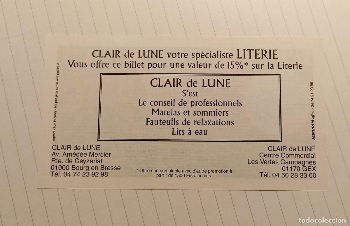 Billetes extranjeros: BILLETES EROTICOS FRANCIA CLAIR DE LUNE - Foto 4