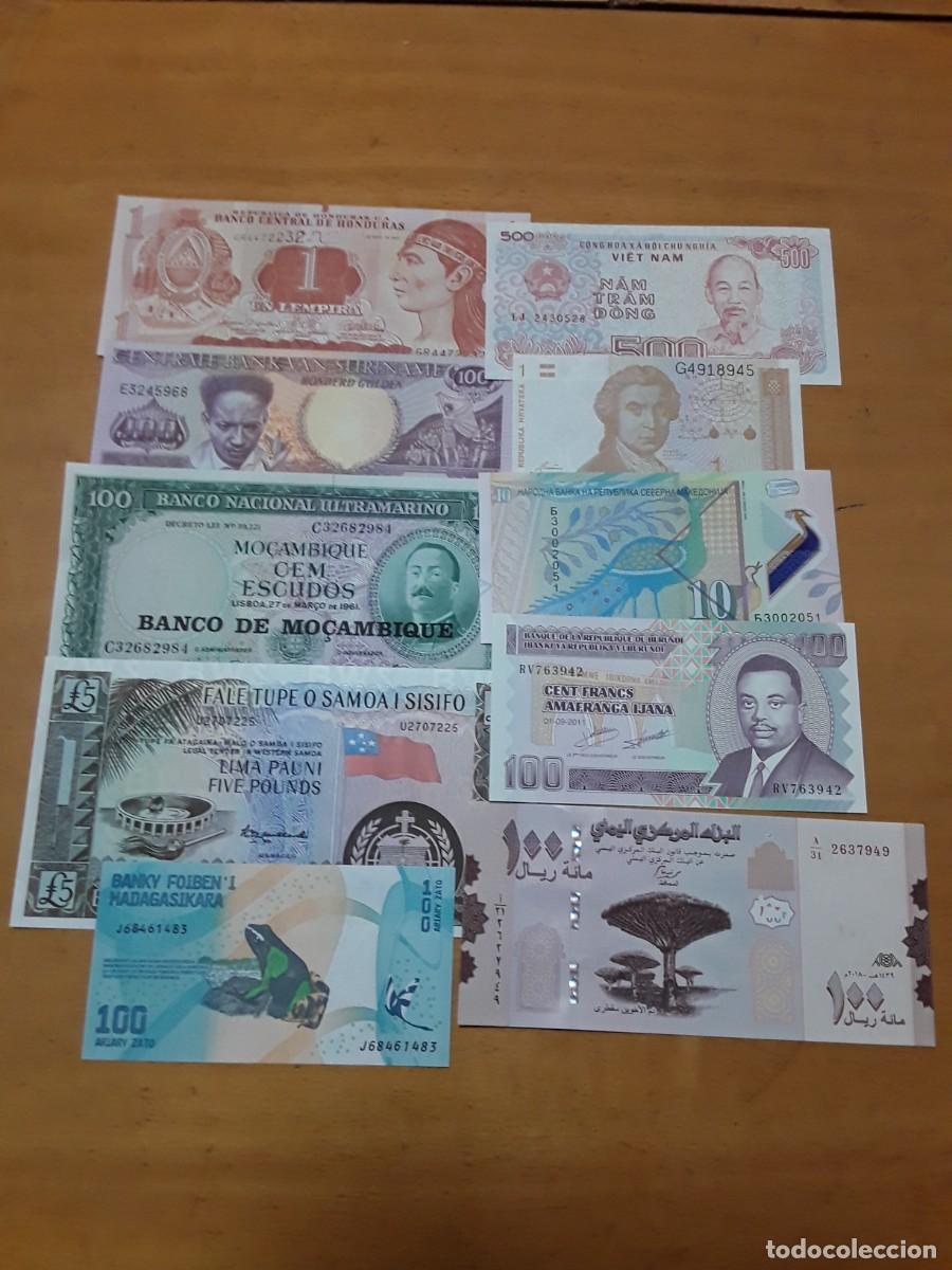 International Banknotes: LOTE 50 BILLETES DIFERENTES SIN CIRCULAR.