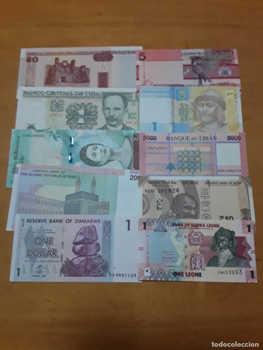 Billetes extranjeros: LOTE 50 BILLETES DIFERENTES SIN CIRCULAR. - Foto 2