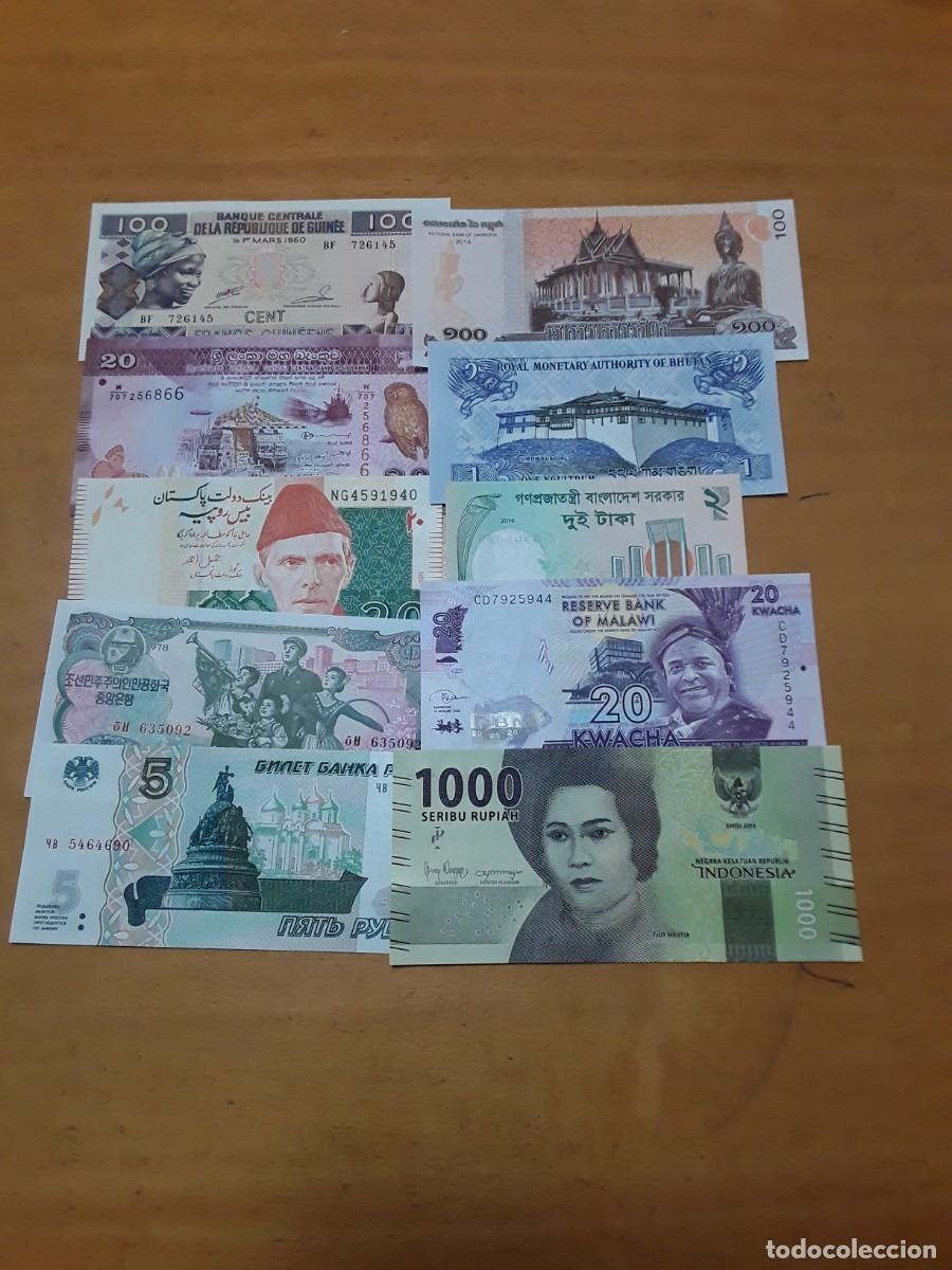 Billetes extranjeros: LOTE 50 BILLETES DIFERENTES SIN CIRCULAR. - Foto 3