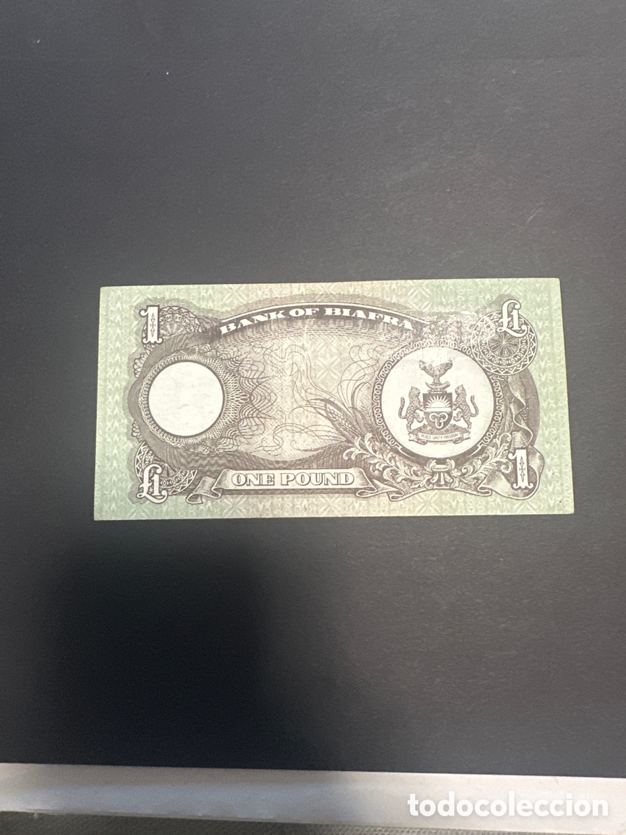 Billetes extranjeros: Billete de Biafra de 1 libra - Foto 2