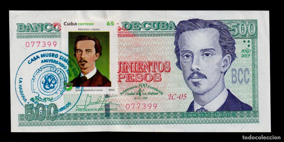 Billetes extranjeros: CUBA 500 PESOS 2019 UNC/SC CONMEMORATIVO POR EL 500 ANIVERSARIO DE LA FUNDACIÓN DE LA HABANA