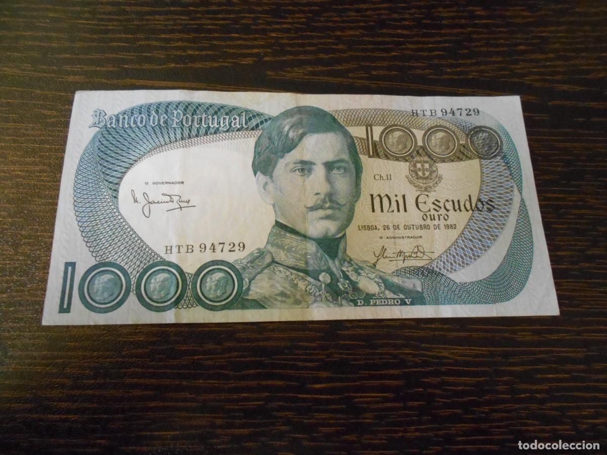 Billetes extranjeros: PORTUGAL, BILLETE ANTIGUO 1000 ESCUDOS 26-10-1982, PICK 175e, VER FIRMAS, MBC